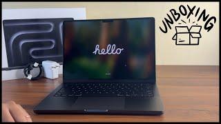 Macbook M4 Pro, 14-Inch Unboxing | Space Black | Standard Display