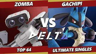 Delta 4 - Zomba (ROB) Vs. Gachipi (Lucario) Smash Ultimate - SSBU