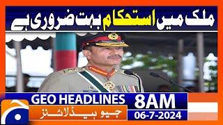 Military dismisses 'unwarranted criticism' of new operation | Geo News 8 AM Headlines | 6 July 2024