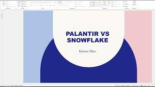 Snowflake VS Palantir | What is Palantir Foundry? | What is Snowflake | Comparison