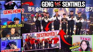 Valorant Streamers React to GEN.G Goes Demon Mode & Got Revenge on Sentinels in VCT Champions Seoul