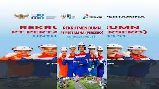 Lowongan Kerja Pertamina 2023 | Lulusan SMA SMK D3 S1