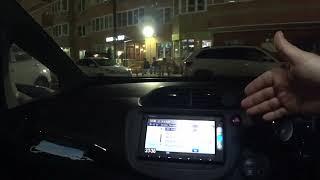 Подключаем кабель USB на Gathers vxm 145 vsi Honda Fit Shuttle.