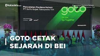 Hari Pertama IPO, GoTo Raih Dana Rp. 13 Triliun | Katadata Indonesia