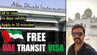 FREE UAE Transit Visa 2023 | HOW TO APPLY #duden