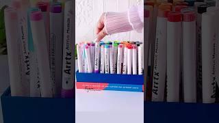 Arrtx Acrylic Marker Set review @arrtxglobal #art #shorts #painting