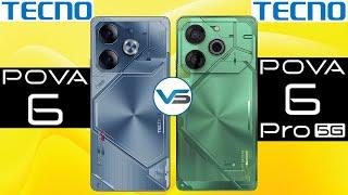 Tecno Pova 6 VS Tecno Pova 6 Pro 5G | Tecno Pova 6 Pro 5G VS Tecno Pova 6 | Pova 6 Series