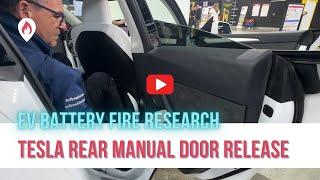 Tesla Rear Door Manual Release