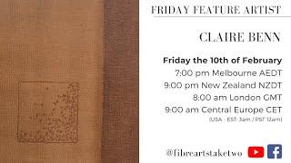 Friday Feature Artist - Claire Benn
