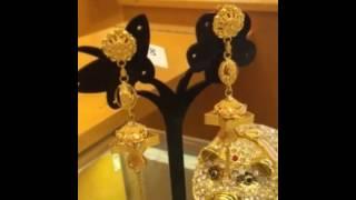 22k Elegant Long Earring E284 www.forever22karat.com