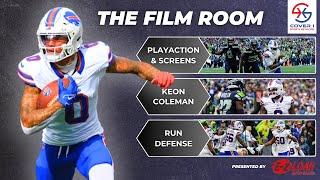 Keon Coleman’s Play Strength, 1st down Playaction, Bills' Run Defense AND MORE | Film Room