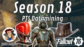 Fallout 76 PTS: Season 18 Datamining (Work-in-Progress-Update 19th July 2024)