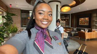 A WEEK IN THE LIFE OF A FLIGHT ATTENDANT! | Commuting, Crashpads, and Italy Layover!