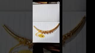 Shortvideo 24c gold nepali jewellery hasuli /centuryvlog