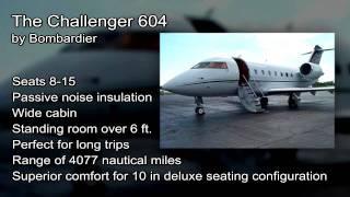 Bombardier Challenger 604 video from JetOptions Private Jets