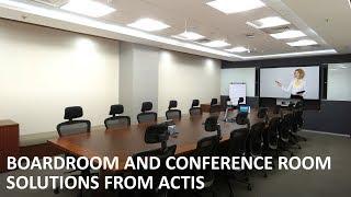 Boardroom and Conference Room Design Solutions by Actis Technologies
