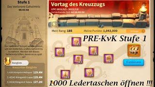 PRE KvK Stufe 1 / Rise of Kingdoms deutsch