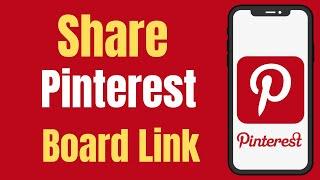 How to share pinterest board link