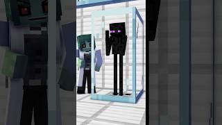 Enderman turns into a human - Monster School Minecraft Animation