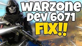 How To Fix COD Warzone Pacific Dev Error 6071 in 2022 | Warzone Directx Issue Fix