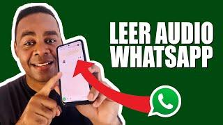 Convertir audios de WhatsApp en letras