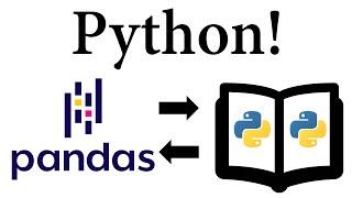 Python! Converting Between a pandas DataFrame and a Dictionary