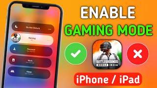 How To Enable Gaming Mode in iPhone | iPhone Gaming Mode Benifits