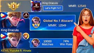 I FINALLY MET REAL ALUCARD KING OF ALL!!  (GLOBAL 1 ALUCARD + HE INVITE ME 1v1) - NOT CLICKBAIT