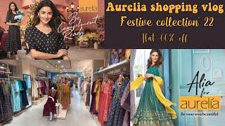 AURELIA diwali shopping vlog| ALIA BHATT festive edition| SALE FLAT 60% OFF|LavenderTales|