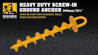 How to install Roughneck Heavy Duty Ground Anchors