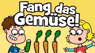   Kinderlied Familie | Gesunde Ernährung - Fang das Gemüse - Hurra Kinderlieder