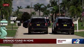 Hand grenade found at Cape Coral home, part of street evacuated