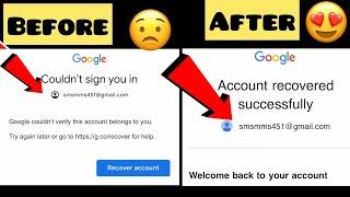 How To Fix "Google Couldn't Verify This Account Belongs To You" Problem (2023)