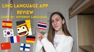 Ling language app review | learn 50+ languages | honest opinions