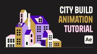 City Build Animation - After Effects Tutorial