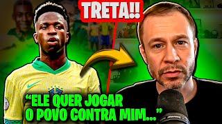  Vinicius Junior REVOLTADO com Tiago Leifert - ENTENDA TODA a TRETA