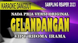 Karaoke Dangdut Gelandangan - cipt rhoma irama