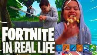 FORTNITE in REAL LIFE!!! - FAMILY VLOG FT. JAYDEN AND MAMA REZ! YOU WONT BELIEVE WHAT HAPPENED...