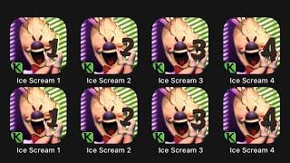 Ice Scream 1 Ice Scream 2 Ice Scream  Ice Scream 4 