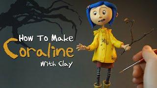 Making Coraline with clay_ Clay Art_Clay Tutorial