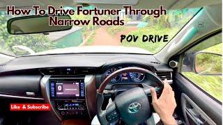 POV Drive | Toyota Fortuner Diesel Automatic | 4x4 | Narrow Road Drive | Jonnxoo