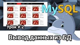 MySQL&PHP Вывод данных из базы данных на страницу