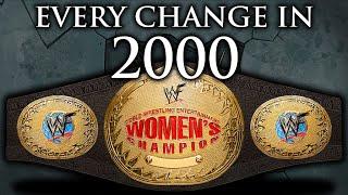 Every WWF Womens Championship Title Change in the Year 2000!