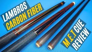 Lambros New Ultra LD Carbon Fiber Shaft + M.E.T. Cue In-Depth Review