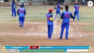 ODISHA VS TAMILNADU MATCH AT GOMANTAK GOA TENNIS CRICKET ASSOCIATION NATIONAL TOURNAMENT || 2019 ||