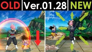 DBFZ New Patch - Side by Side Comparison