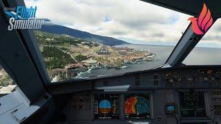 MSFS 2020 - Fenix A320 | Stunning RNP Approach in La Palma