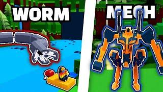 (WORM & MECH) Roblox FUNNY MOMENTS | Build a Boat for Treasure