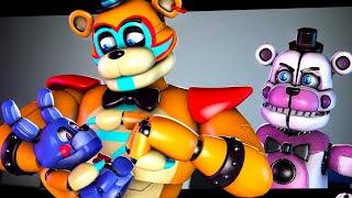 Glamrock Freddy vs Funtime Freddy... | FNAF SECURITY BREACH....