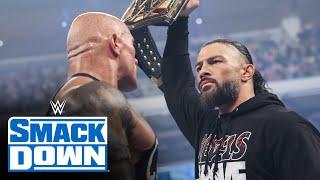 Rock and Roman Reigns face-off after SmackDown goes off the air!: SmackDown exclusive, Feb. 2, 2024